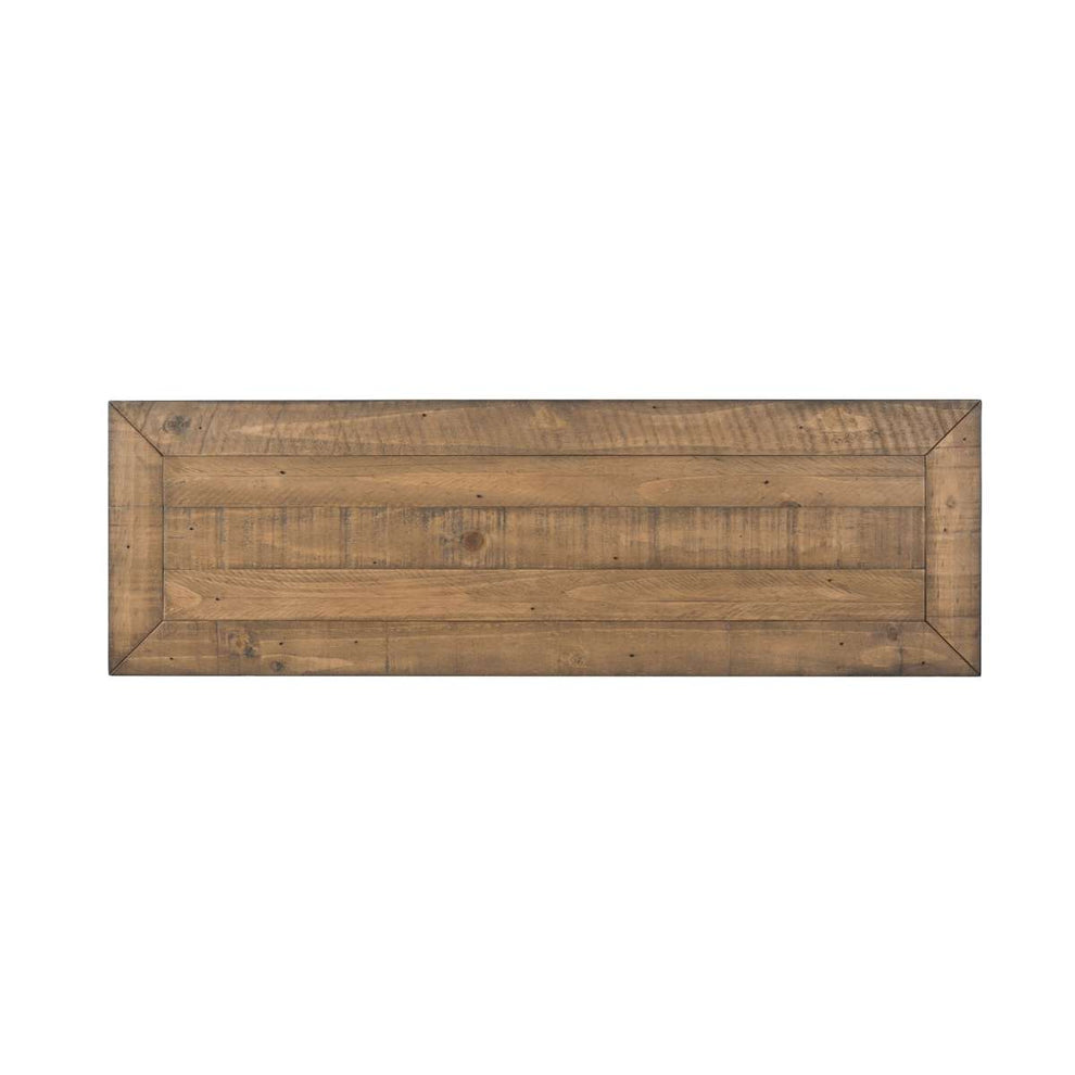 Coastal Style Rectangular Wooden Console Table With 2 Drawers, Brown By Benzara | Console Tables |  Modishstore  - 3