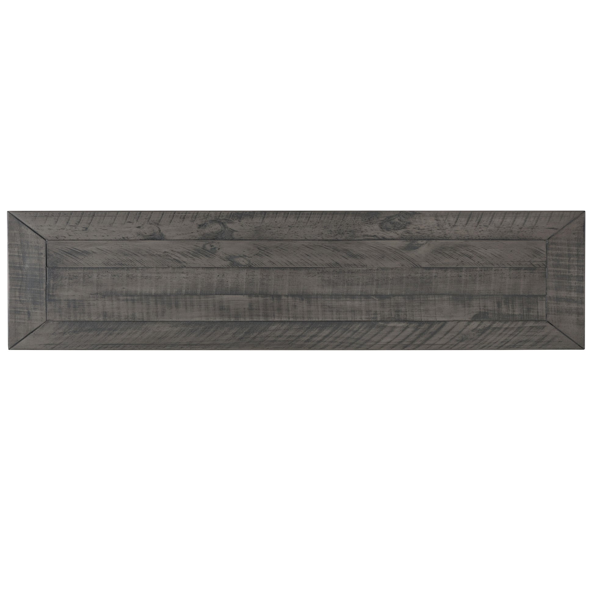 Coastal Rectangular Wooden Console Table With 2 Drawers, White And Gray By Benzara | Console Tables | Modishstore - 3