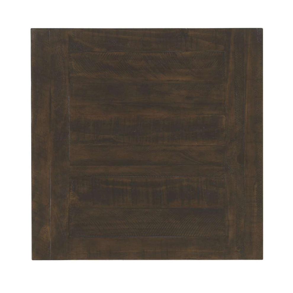 Rectangular Wooden End Table With 1 Drawer And 1 Open Shelf, Brown By Benzara | Side Tables |  Modishstore  - 6