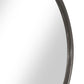 Contemporary Round Metal Framed Wall Mirror, Large, Bronze And Silver By Benzara | Mirrors |  Modishstore  - 4