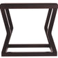 Wooden End Table With Rectangular Top And Sturdy Angular Legs, Brown By Benzara | End Tables | Modishstore - 2