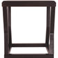 Wooden End Table With Rectangular Top And Sturdy Angular Legs, Brown By Benzara | End Tables | Modishstore - 3