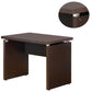Transitional Style Wooden Desk Return With Wide Top, Espresso Brown By Benzara | Desks |  Modishstore  - 4