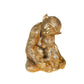 Decorative Miniature Monkey With Baby Polyresin Figurine, Gold By Benzara | Animals & Pets |  Modishstore 