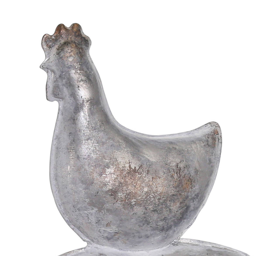 Decorative Polyresin Sculpture With Stacked Animals, White And Bronze By Benzara | Animals & Pets |  Modishstore  - 2