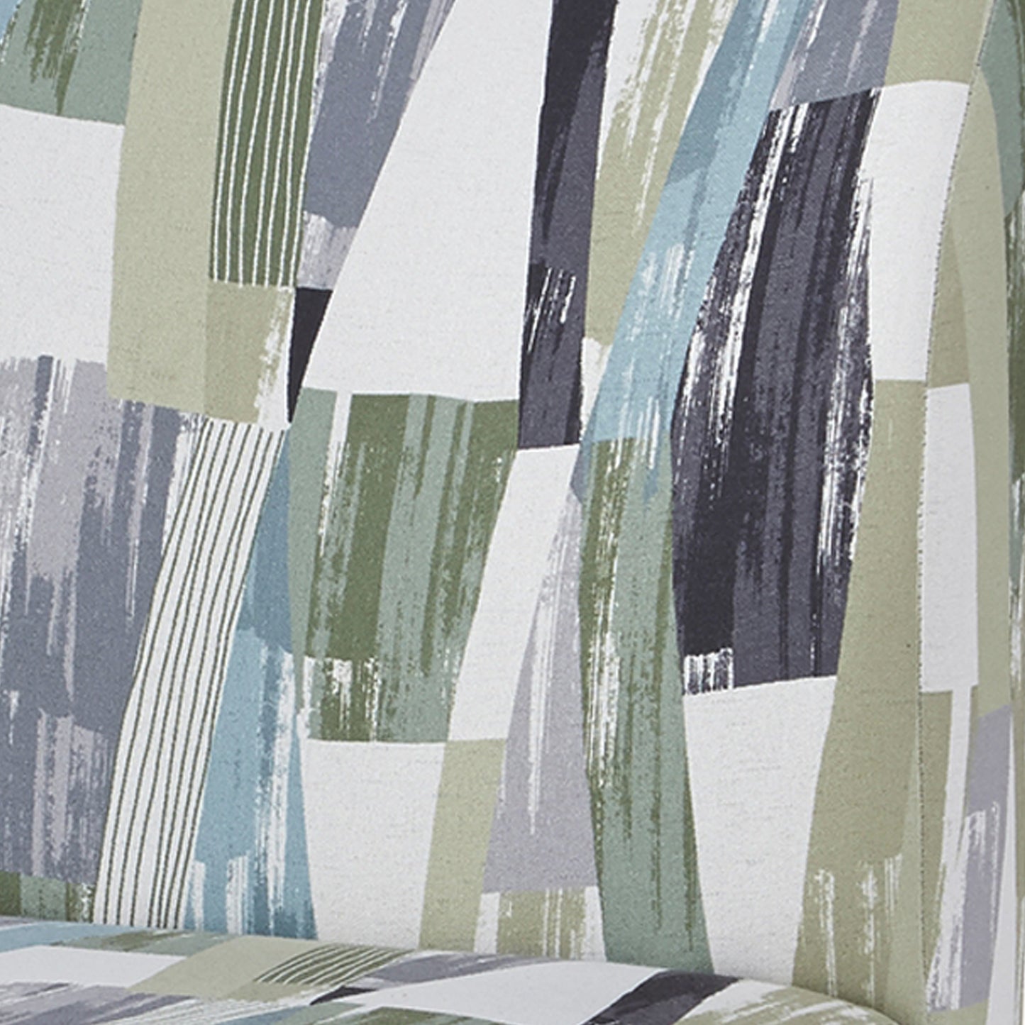 Wooden Armless Accent Chair With Patterned Fabric Upholstery, Multicolor By Benzara | Accent Chairs | Modishstore - 3