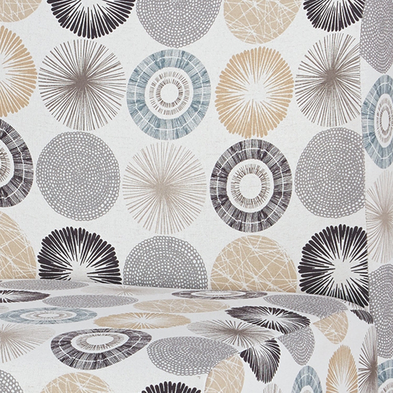 Wooden Armless Accent Chair With Fabric Upholstery, Multicolor By Benzara | Accent Chairs | Modishstore - 3