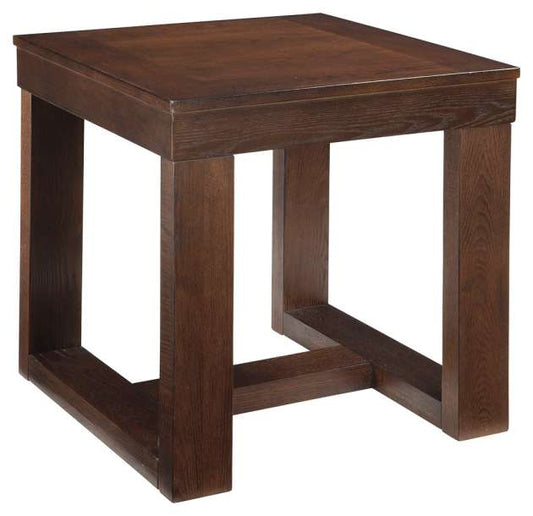Wooden End Table With Sled Style Base, Brown By Benzara | Side Tables |  Modishstore 