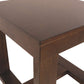 Wooden End Table With Sled Style Base, Brown By Benzara | Side Tables |  Modishstore  - 3