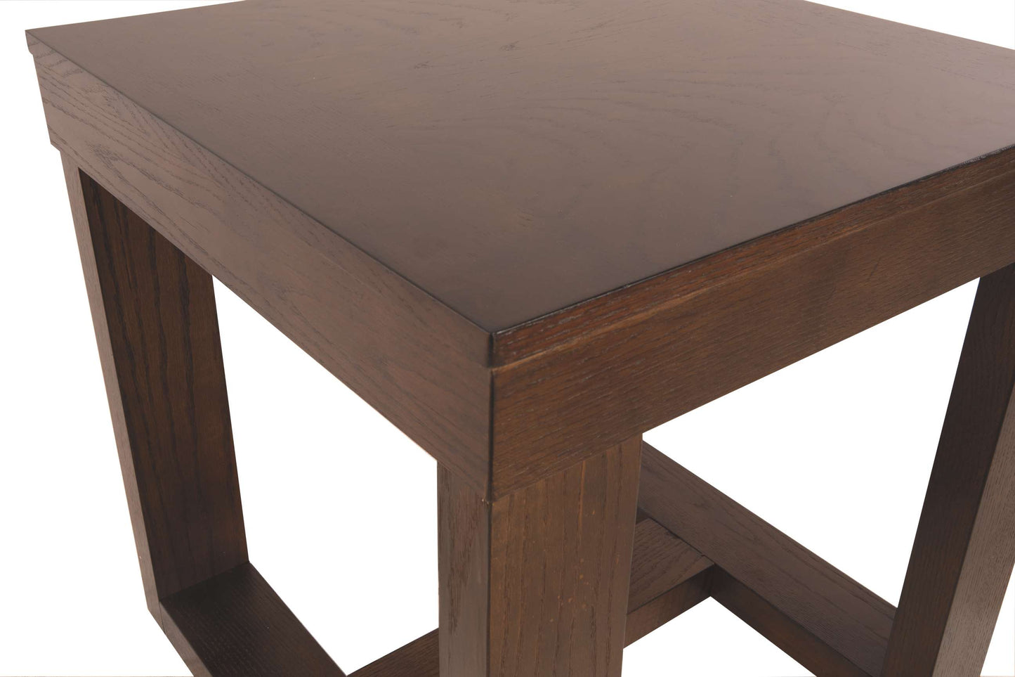 Wooden End Table With Sled Style Base, Brown By Benzara | Side Tables |  Modishstore  - 3