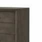 Transitional Style Wooden Chest With 5 Spacious Drawers, Gray By Benzara | Cabinets | Modishstore - 2