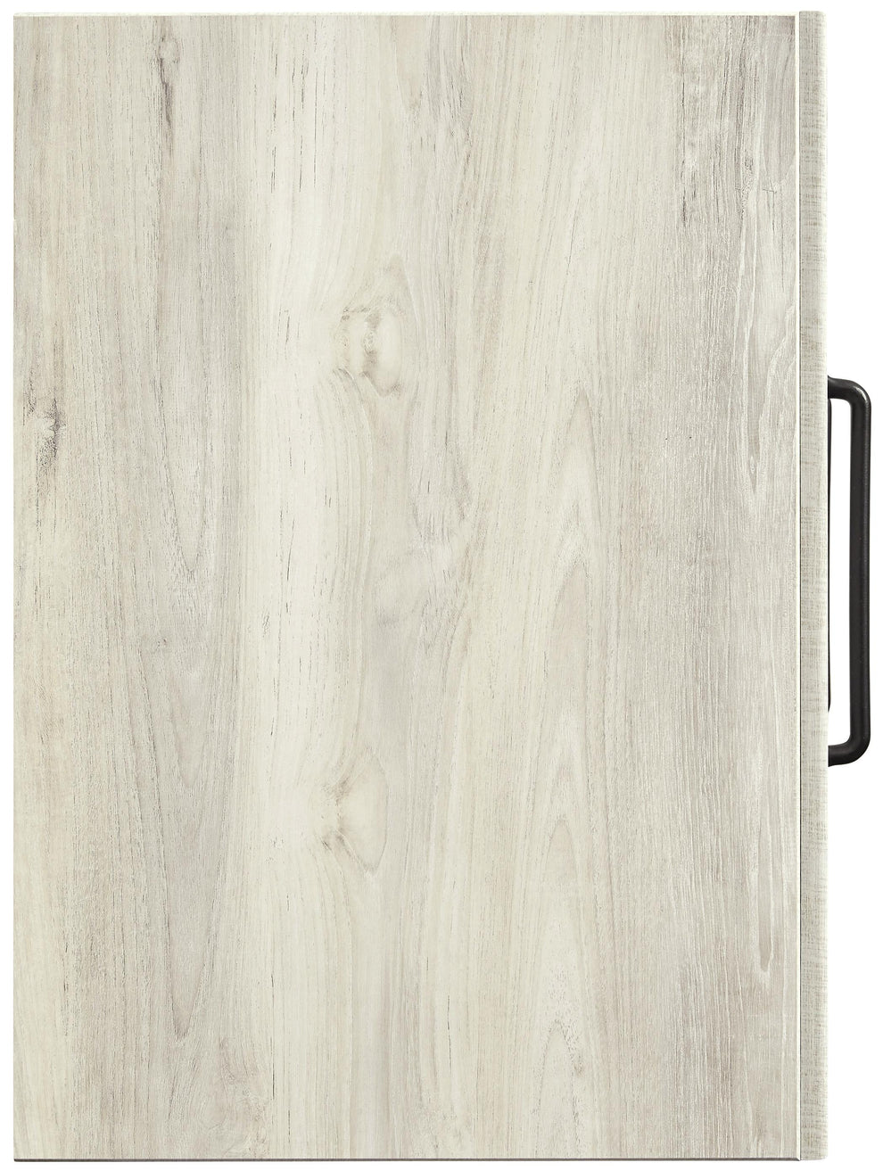 Grained 5 Drawer Wooden Chest With Bar Pull Handles, Distressed White By Benzara | Cabinets | Modishstore - 2