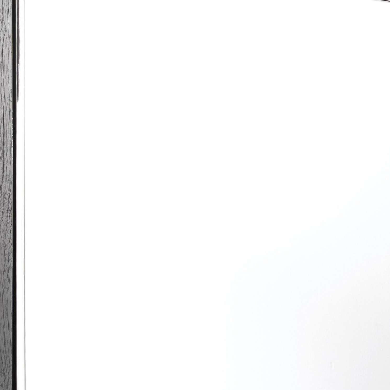 Contemporary Square Shape Bedroom Mirror With Wood Grain Texture, Gray By Benzara | Mirrors |  Modishstore  - 5