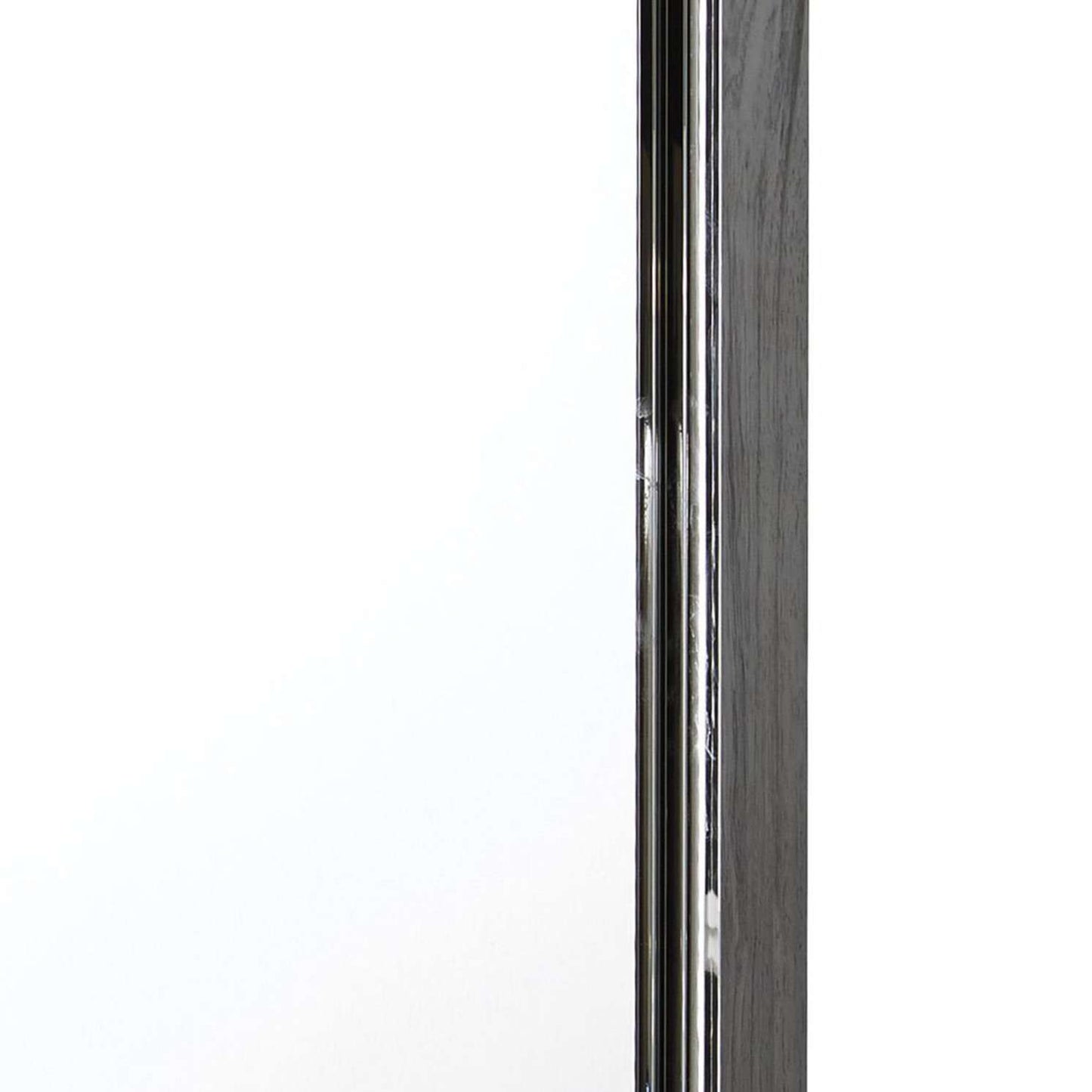 Contemporary Square Shape Bedroom Mirror With Wood Grain Texture, Gray By Benzara | Mirrors |  Modishstore  - 3