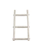 Transitional Style Wooden Decor Ladder With 5 Steps, White By Benzara | Shelves & Shelving Units |  Modishstore  - 5
