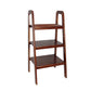 3 Tier Wooden Storage Ladder Stand With Open Back And Sides, Brown By Benzara | Shelves & Shelving Units |  Modishstore 