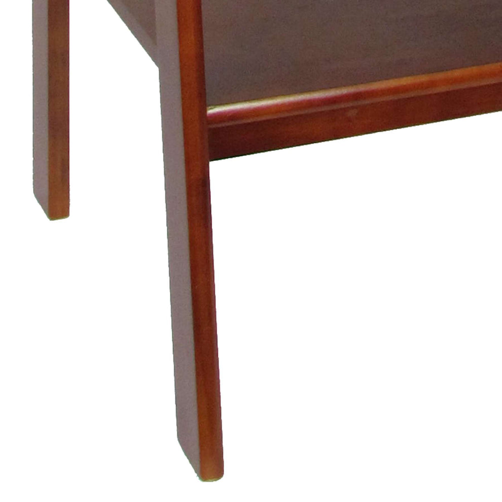 3 Tier Wooden Storage Ladder Stand With Open Back And Sides, Brown By Benzara | Shelves & Shelving Units |  Modishstore  - 4