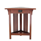 Mission Style Wooden Corner Table With 1 Drawer And Bottom Shelf, Brown By Benzara | Side Tables |  Modishstore  - 5