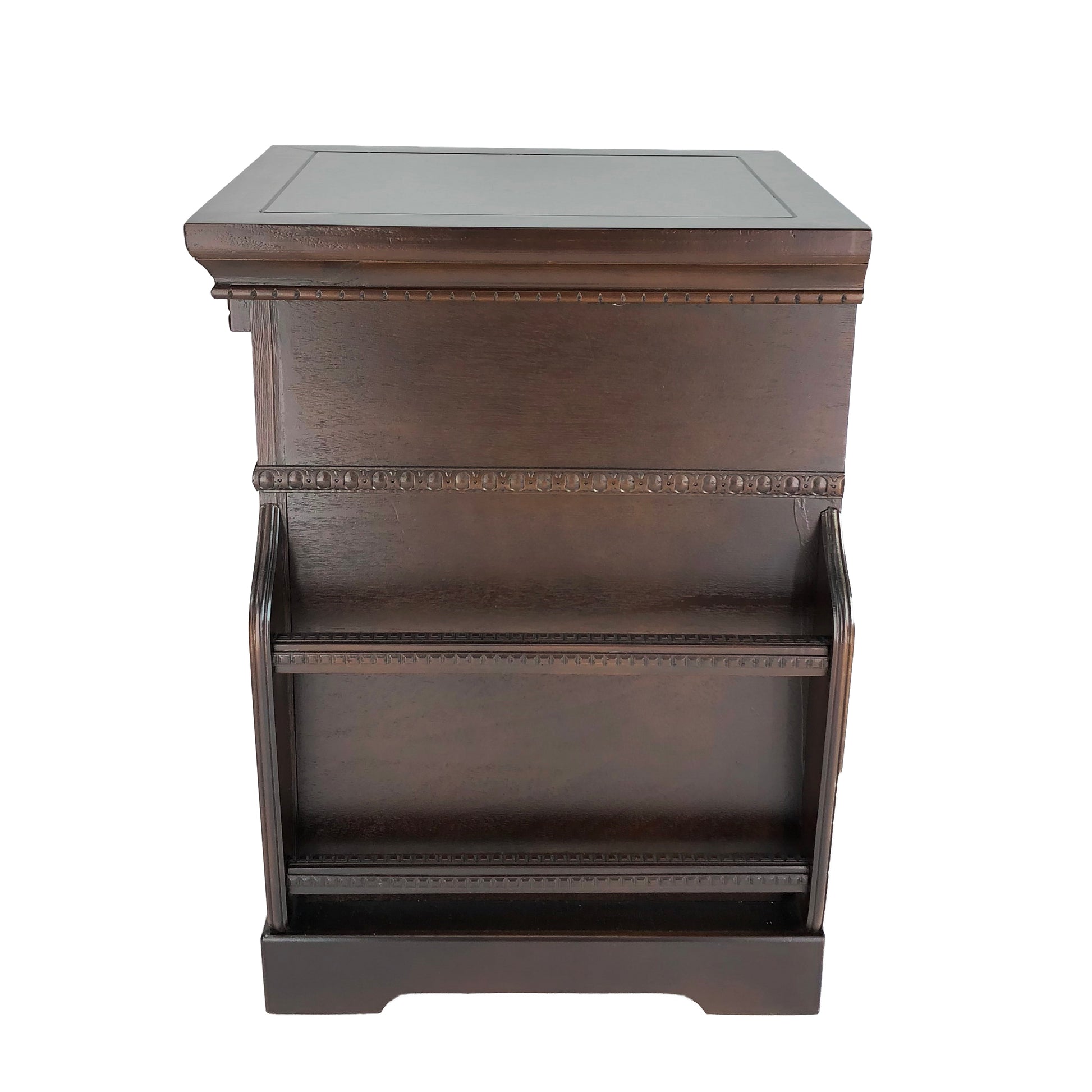 Transitional Magazine Cabinet With 1 Drawer And 1 Cabinet, Brown By Benzara | Cabinets | Modishstore - 4