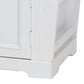 Transitional Magazine Cabinet With 1 Drawer And 1 Cabinet, White By Benzara | Cabinets |  Modishstore  - 5
