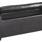 Leatherette Upholstered Storage Bench With Button Tufted Details, Black By Benzara | Benches | Modishstore - 4