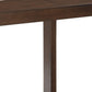 Rectangular Wooden Sofa Table With Sled Base, Espresso Brown By Benzara | Console Tables |  Modishstore  - 3