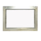 Contemporary Style Rectangular Wooden Frame Wall Mirror, Silver By Benzara | Mirrors |  Modishstore 