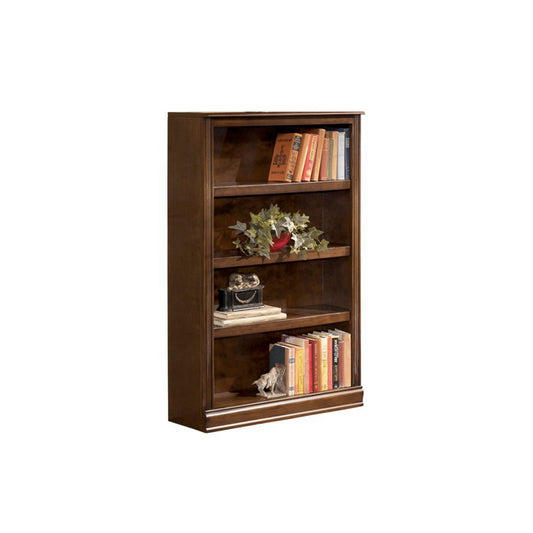 Traditional Style Wooden Bookcase With 4 Tier Shelf Setup, Brown By Benzara | Bookcases | Modishstore