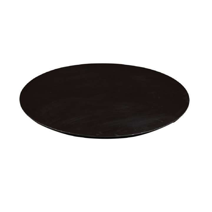 Round Metal Frame Side Table With Tubular Legs, Dark Brown By Benzara | Side Tables |  Modishstore  - 4