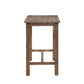 Rectangular Wooden Frame Pub Table With Trestle Base, Oak Brown By Benzara | Bar Stools & Tables | Modishstore - 2