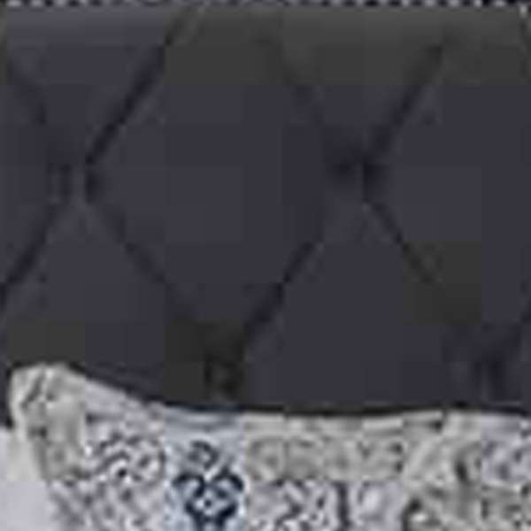 Fabric California King Bed With Camelback Headboard And Nailhead Trim,Gray By Benzara | Bedroom Sets |  Modishstore  - 3