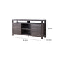Wooden Frame Buffet With 4 Drawers And 4 Open Compartments, Gray By Benzara | Sideboards | Modishstore - 2