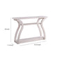 Rectangular Top Wooden Frame Console Table With 2 Bottom Shelves, Off White By Benzara | Console Tables |  Modishstore  - 5