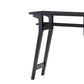Rectangular Top Wooden Frame Console Table With 1 Open Shelf, Dark Brown By Benzara | Console Tables |  Modishstore  - 2