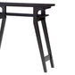 Rectangular Top Wooden Frame Console Table With 1 Open Shelf, Dark Brown By Benzara | Console Tables |  Modishstore  - 3