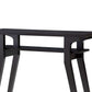 Rectangular Top Wooden Frame Console Table With 1 Open Shelf, Dark Brown By Benzara | Console Tables |  Modishstore  - 4