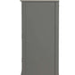 3 Drawer Wooden Cabinet With Shutter Design And Marble Top, Gray And White By Benzara | Cabinets |  Modishstore  - 4