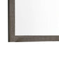 Rectangular Grained Wooden Frame Dresser Mirror, Brown And Silver By Benzara | Dressers |  Modishstore  - 4