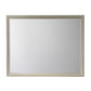 Rectangular Wood Encased Dresser Top Mirror, Champagne Silver - Bm215211 By Benzara | Mirrors |  Modishstore 
