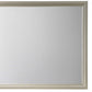 Rectangular Wood Encased Dresser Top Mirror, Champagne Silver - Bm215211 By Benzara | Mirrors |  Modishstore  - 2