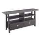 Transitional Wooden Tv Stand With 4 Open Shelves And 2 Drawers, Gray By Benzara | TV Stands |  Modishstore  - 2