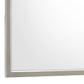 Camelback Dresser Top Beveled Mirror With Faux Diamond Inlay, Silver - Bm215416 By Benzara | Dressers |  Modishstore  - 5