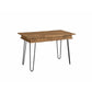 Modern Style Writing Desk With Hidden Storage And Usb Port, Rustic Brown By Benzara | Desks |  Modishstore  - 2