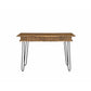 Modern Style Writing Desk With Hidden Storage And Usb Port, Rustic Brown By Benzara | Desks |  Modishstore 