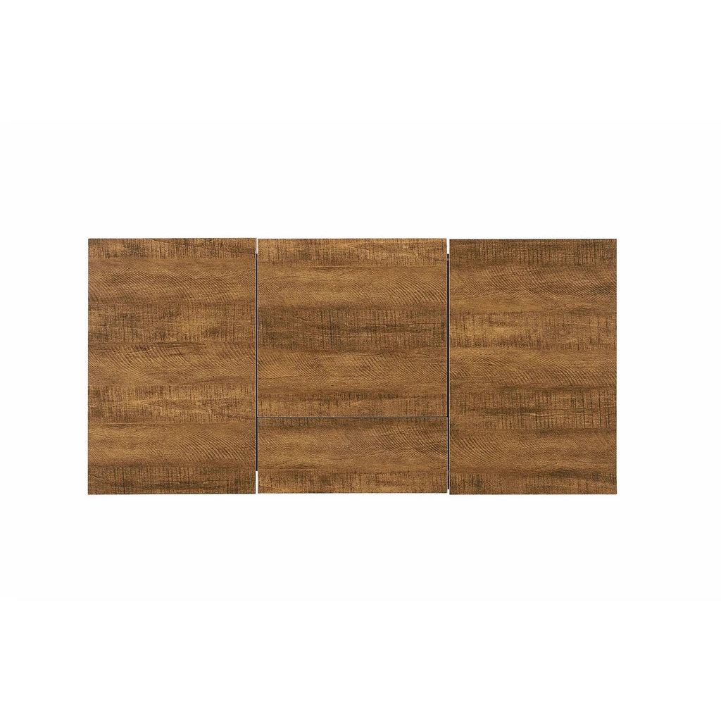 Modern Style Writing Desk With Hidden Storage And Usb Port, Rustic Brown By Benzara | Desks |  Modishstore  - 4