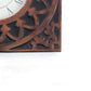 Baroque Design Metal Wall Clock With Roman Numerals, Brown And Black By Benzara | Clocks |  Modishstore  - 3