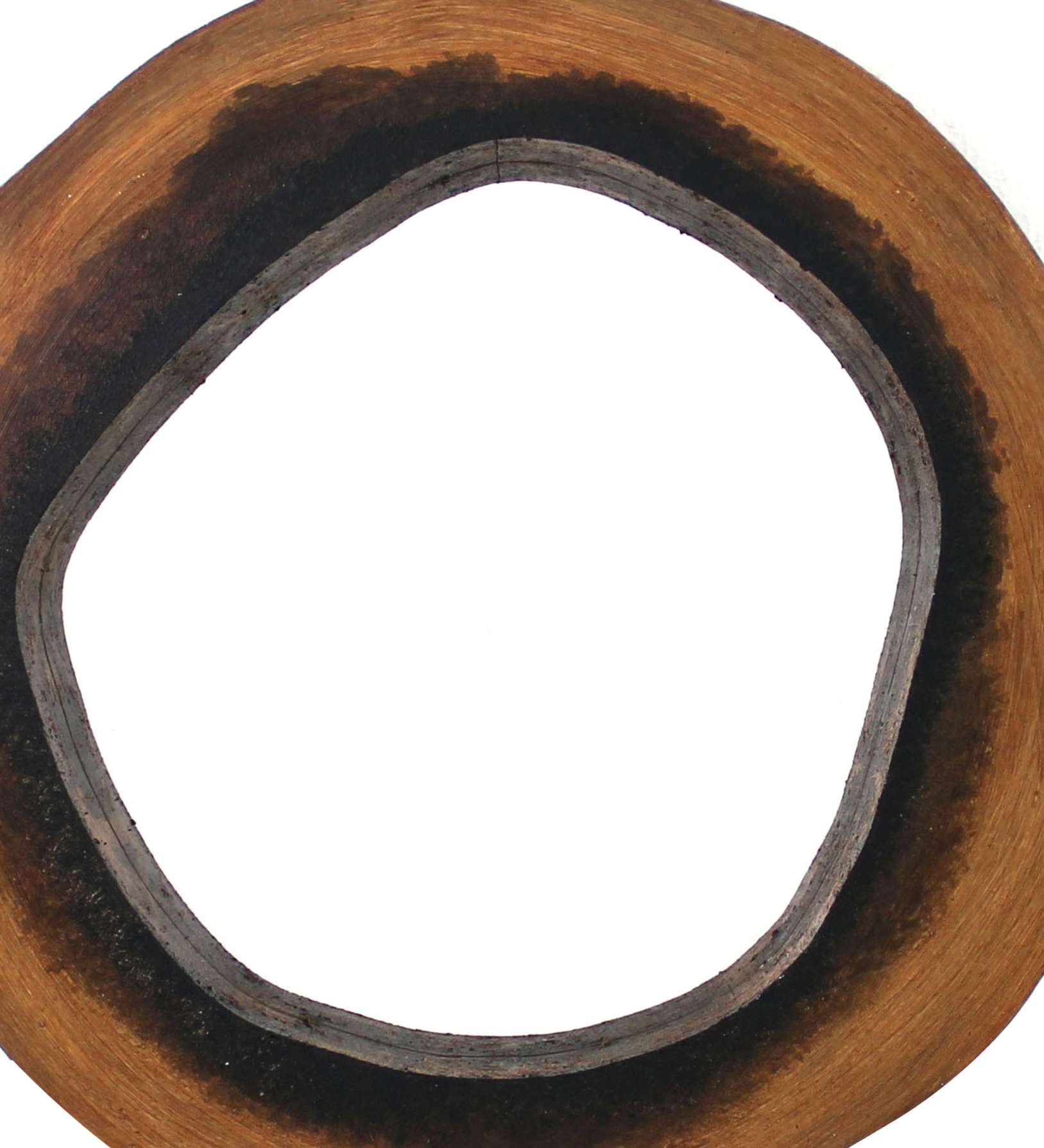 Wooden Wall Mirror With Grotto Circular Shape, Brown By Benzara | Mirrors |  Modishstore  - 4
