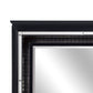 Contemporary Style Beveled Edge Mirror With Led Light, Black And Silver By Benzara | Mirrors | Modishstore - 4