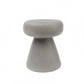 Contemporary Style Mushroom Shaped Concrete Stool, Gray - Bm219265 By Benzara | Stools |  Modishstore 