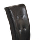 Faux Leather Upholstered Side Chair With Button Tufting, Set Of 2, Brown By Benzara | Side Chairs |  Modishstore  - 2